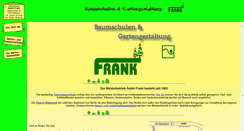 Desktop Screenshot of frank-baumschulen.de